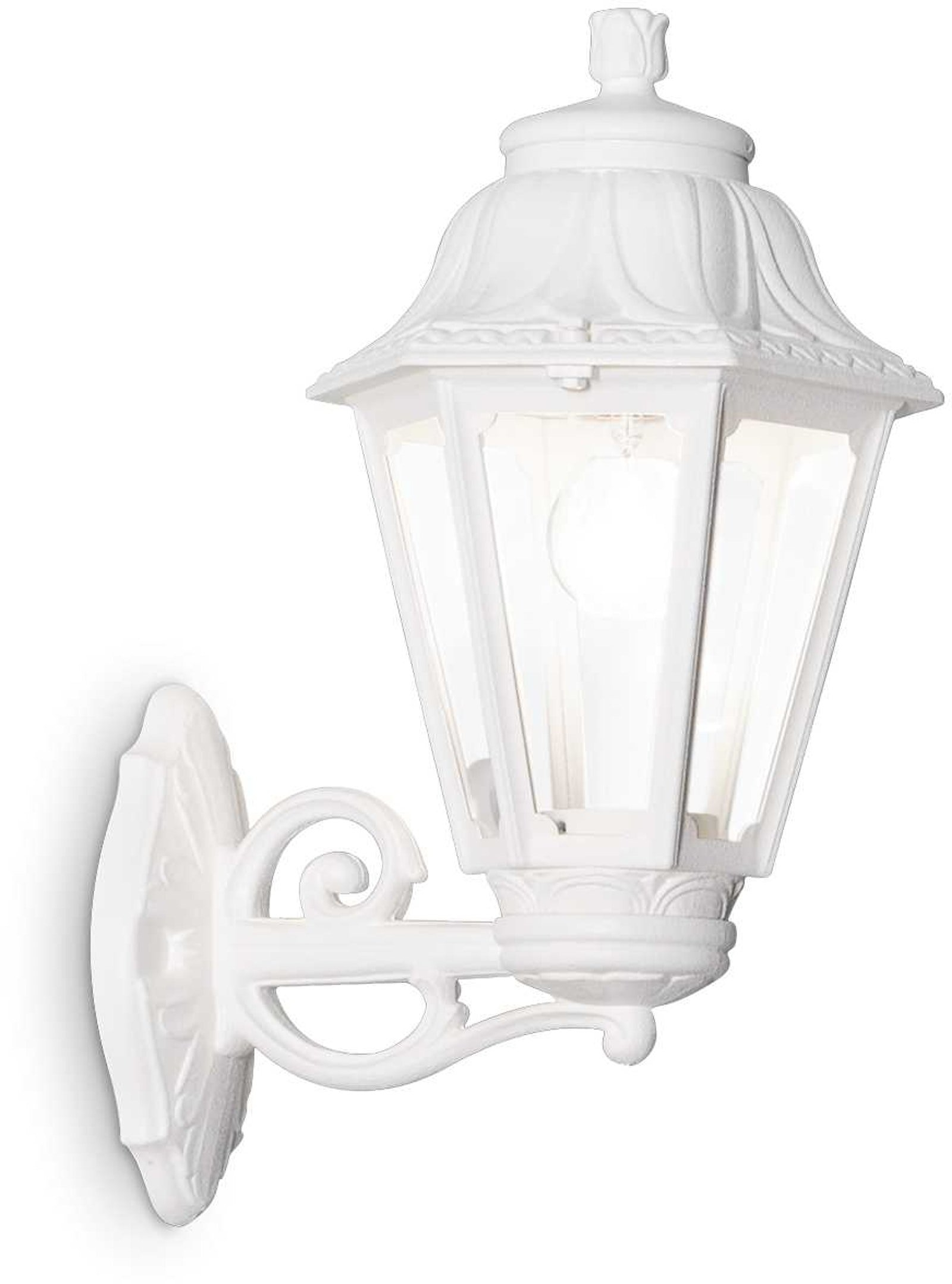 Udendørs Væglampe Ideal Lux Dafne Hvid Plast H45xb22xl27   Cm Ip55 E27