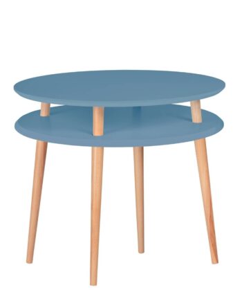 Ufo Sofabord Diameter 70cm   Højde 61cm Gentle Blue