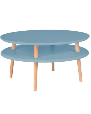 Ufo Sofabord Diameter 70cm   Højde 35cm Gentle Blue