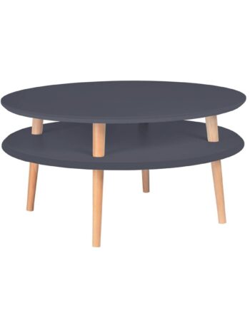 Ufo Sofabord Diameter 70cm   Højde 35cm Grafit