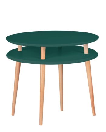 Ufo Sofabord Diameter 70cm   Højde 61cm Grøn