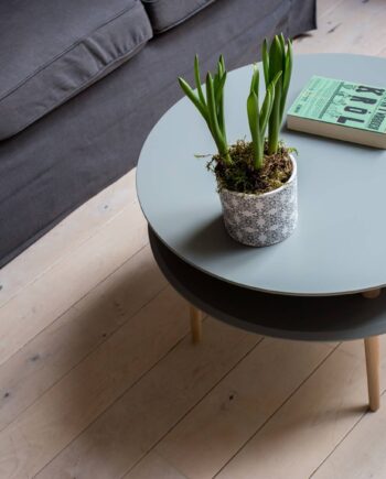 Ufo Sofabord Diameter 70cm   Højde 35cm Mørkegrå