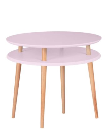 Ufo Sofabord Diameter 70cm   Højde 61cm Powder Pink