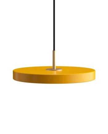 Umage Asteria Pendel Mini Saffron Yellow   Messing  : Erling Christensen Møbler