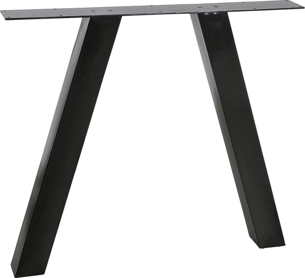 Understel Woood Tablo Utrecht Bordben   Metal Til Plankebord  Mat Sort H72 Cm