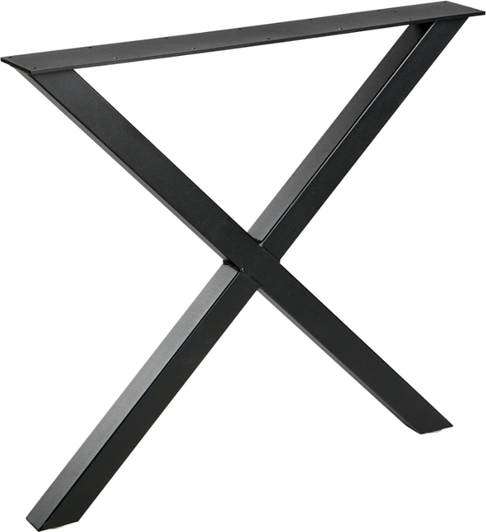 Understel Woood Tablo  -formet Mat Sort Metal Til Plankebord