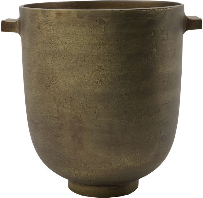 Urtepotte House Doctor Foem Aluminium Antik Messing ø20 H24 Cm