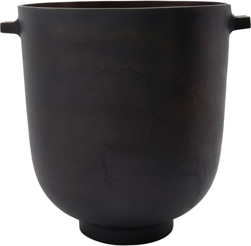 Urtepotte House Doctor Foem ø25 H28 Cm Aluminium Bruneret Messing