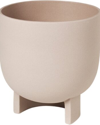 Urtepotte Kristina Dam Serene Stor Sandfarvet Terracotta ø23ã H24   Cm