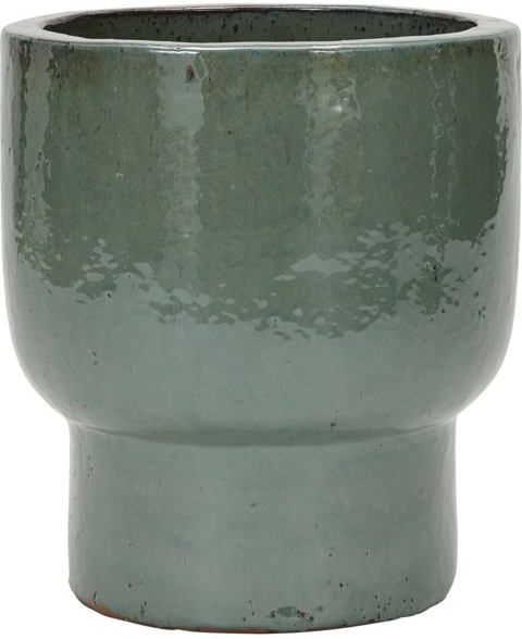Urtepotte Krukke House Doctor Terra Lertøj ø40 H45 Cm Grøn Reaktiv Glasur