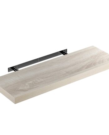 Væghylde Svævehylde 70cm Eg   Beslag