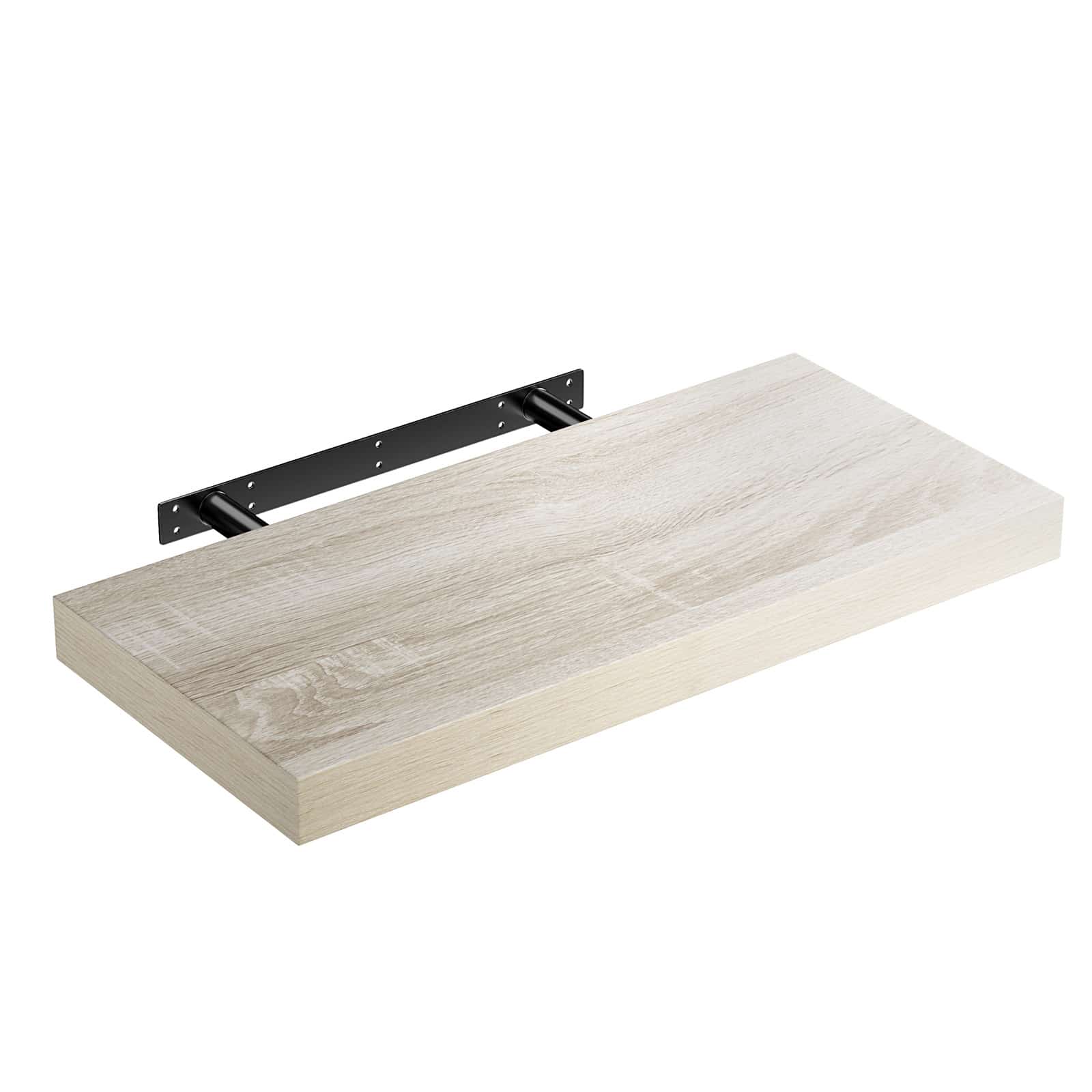 Væghylde Svævehylde 50 Cm Eg   Beslag