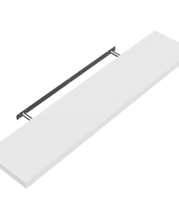 Væghylde Svævehylde 90cm  Hvid   Beslag