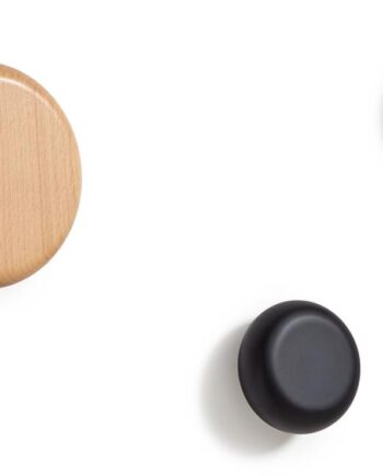 Vægkroge   Stk Kave Home Nadue Massivt Bøgetræ Multicolor ø5-10 Cm