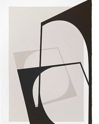 Vægkunst Kristina Dam Frame Grå Bomuldspapir 100x70 Cm