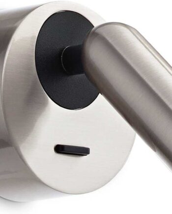 Væglampe Ideal Lux Bean Nikkelfinish Integreret Led H8 5xb7xl11 Cm 3000k