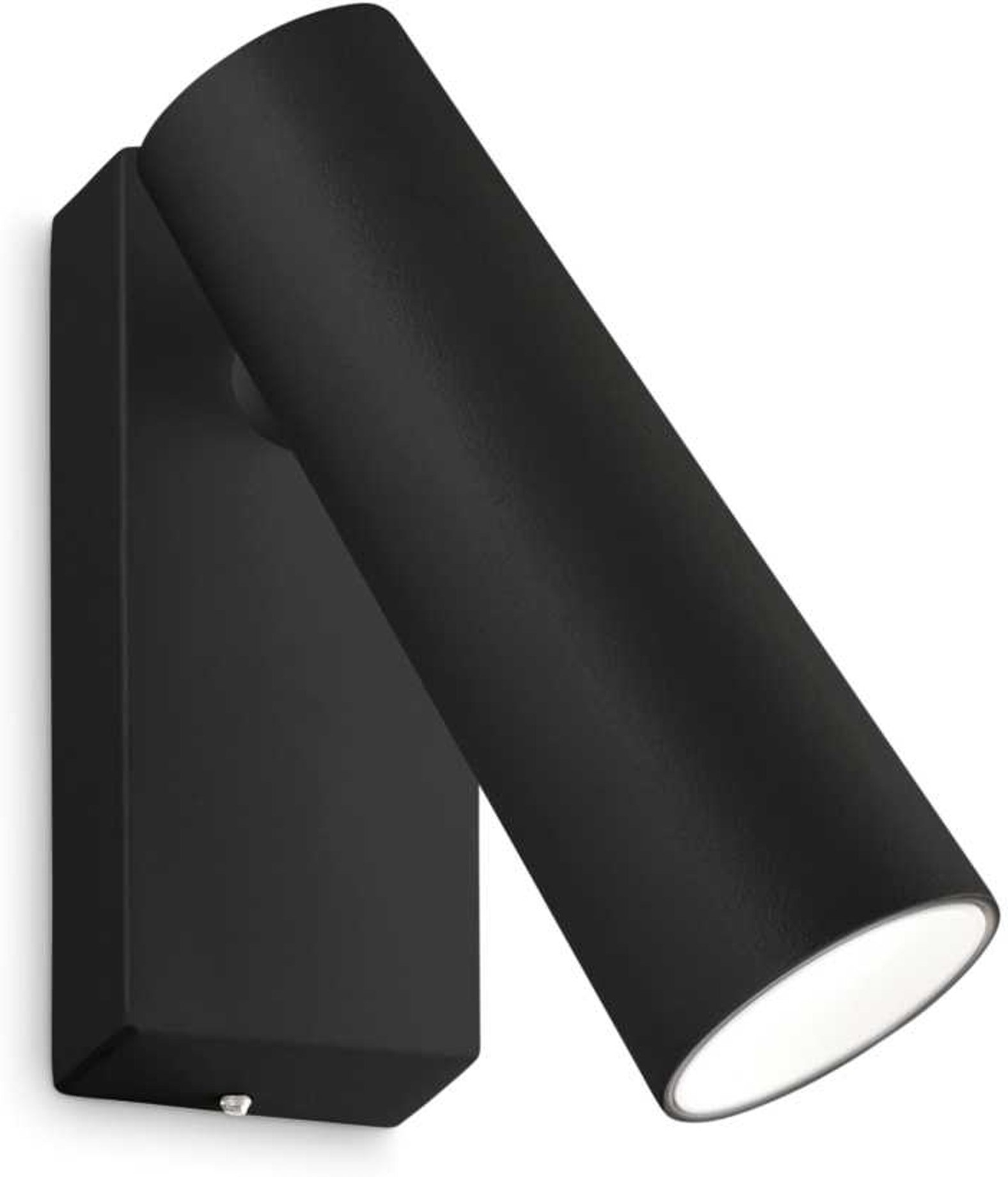 Væglampe Ideal Lux Pipe Med Integreret Led 660 Lm 3000   H10 5ã B4ã L12   Cm Sort Hvid Minimalistisk Design