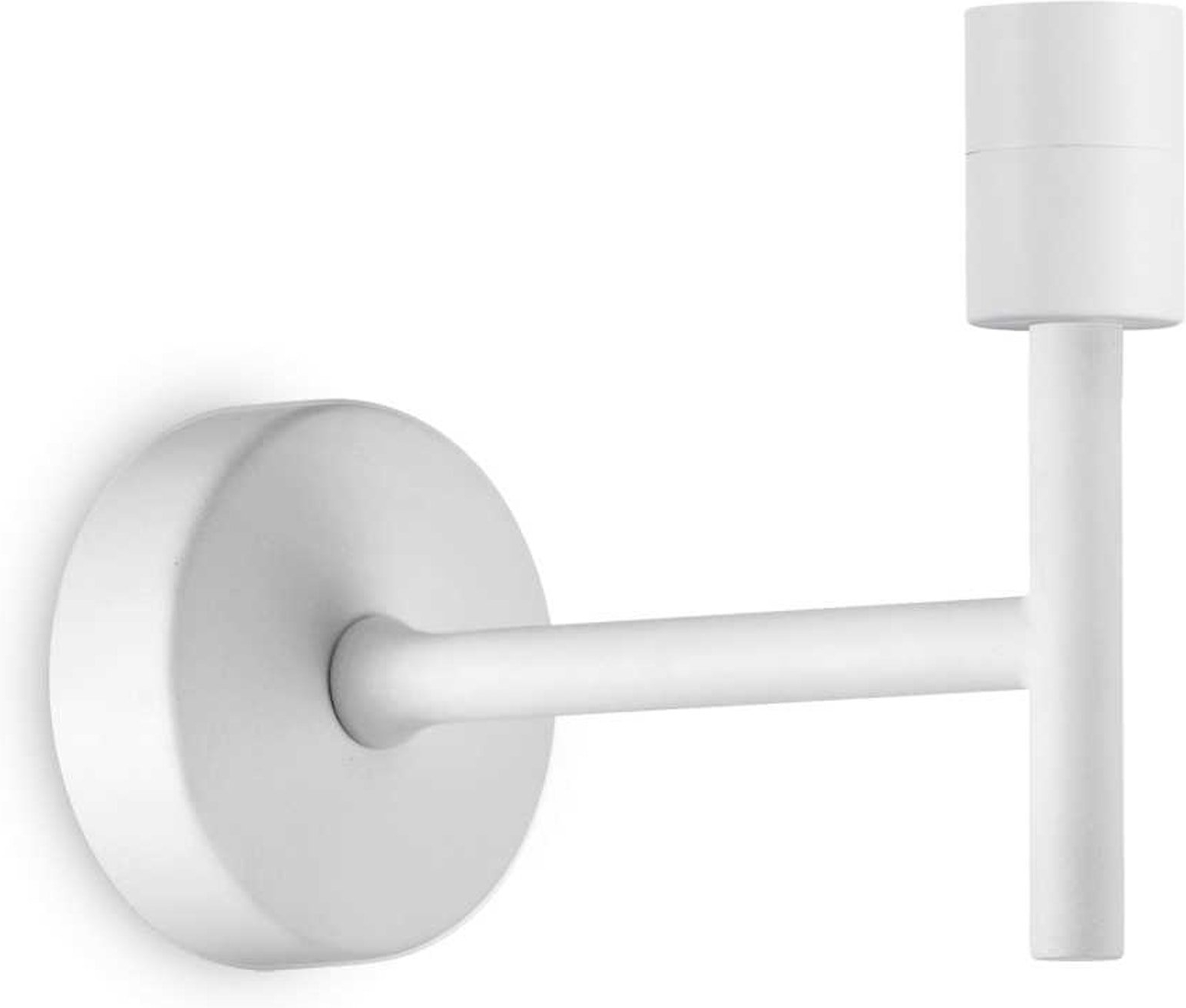 Væglampe Ideal Lux Set Up Med Usb   Justerbar Arm  Hvid  H16ã B19ã L8   Cm