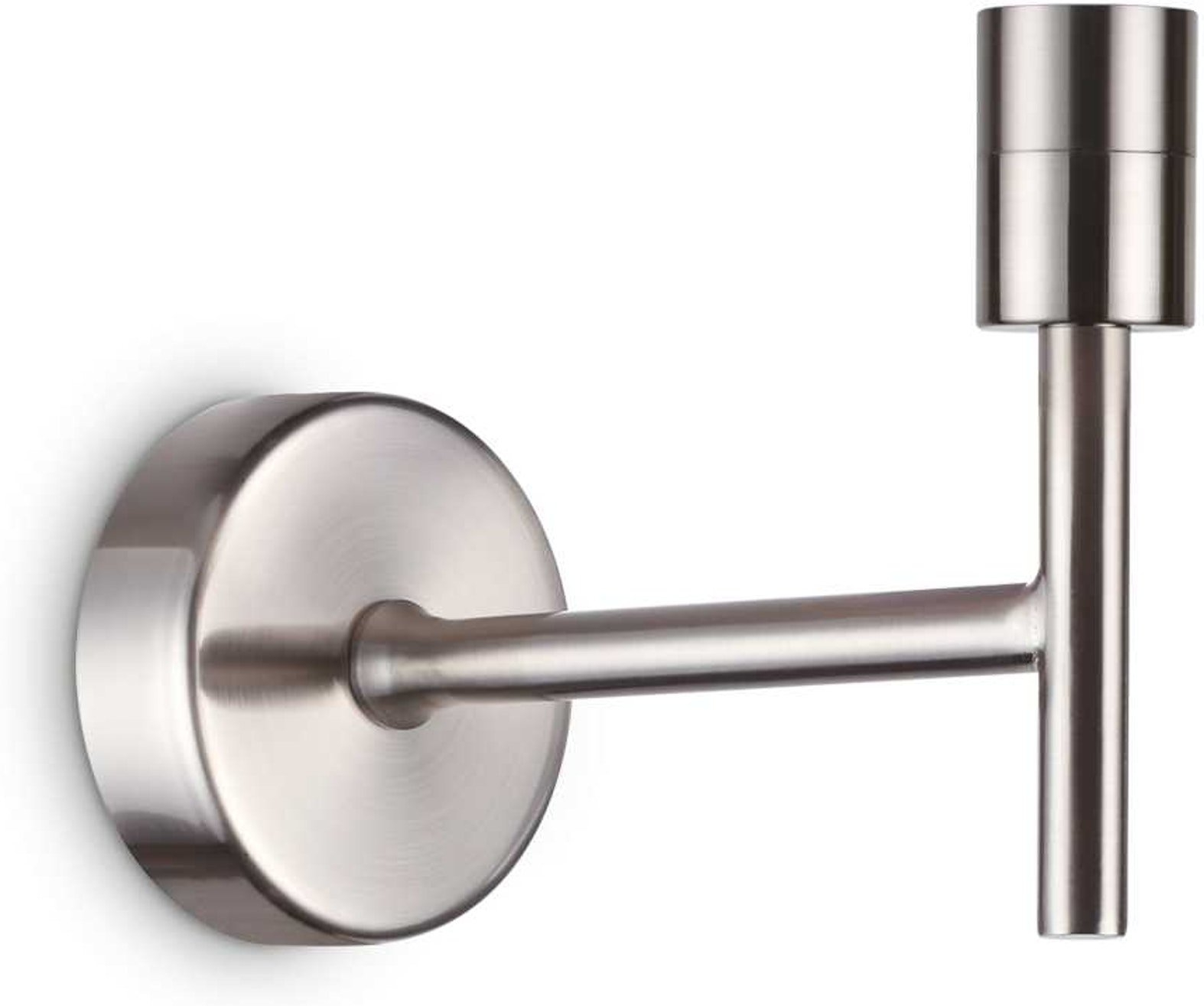 Væglampe Ideal Lux Set Up Nikkel Metal Aluminium H16ã B19ã L8   Cm E27 60w Ip20