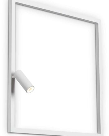 Væglampe Ideal Lux Syntesi Integreret Led 500 Lm Justerbar Hvid Metal ø39xh110 Mm
