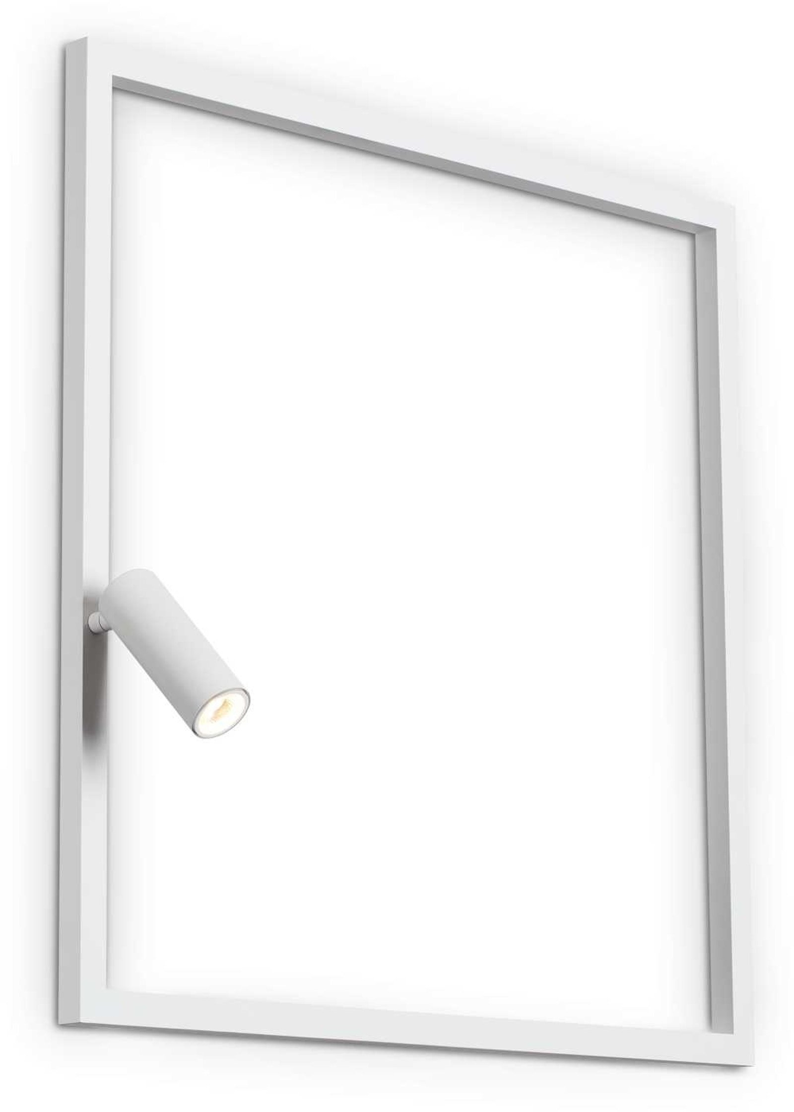 Væglampe Ideal Lux Syntesi Integreret Led 500 Lm Justerbar Hvid Metal ø39xh110 Mm