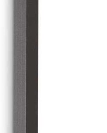 Væglampe Ideal Lux Syntesi Led Indbygget Sort Metal Med Justerbar Akrylskærm ø27ã H595ã B120 Mm