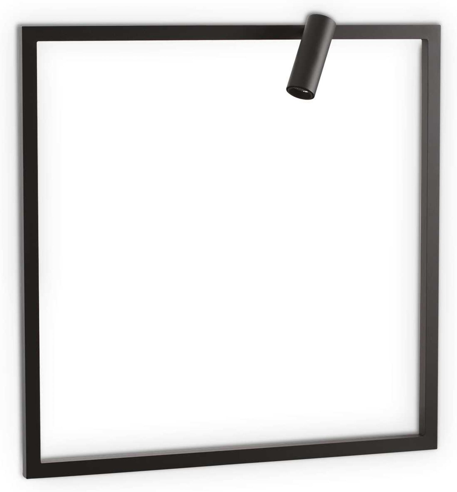 Væglampe Ideal Lux Syntesi Led Sort Metal L61   H60   B15 Cm