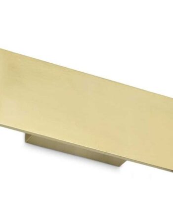 Væglampe Ideal Lux Zig Zag Integreret Led Messing Sort Metal 75 Cm 2850 Lm