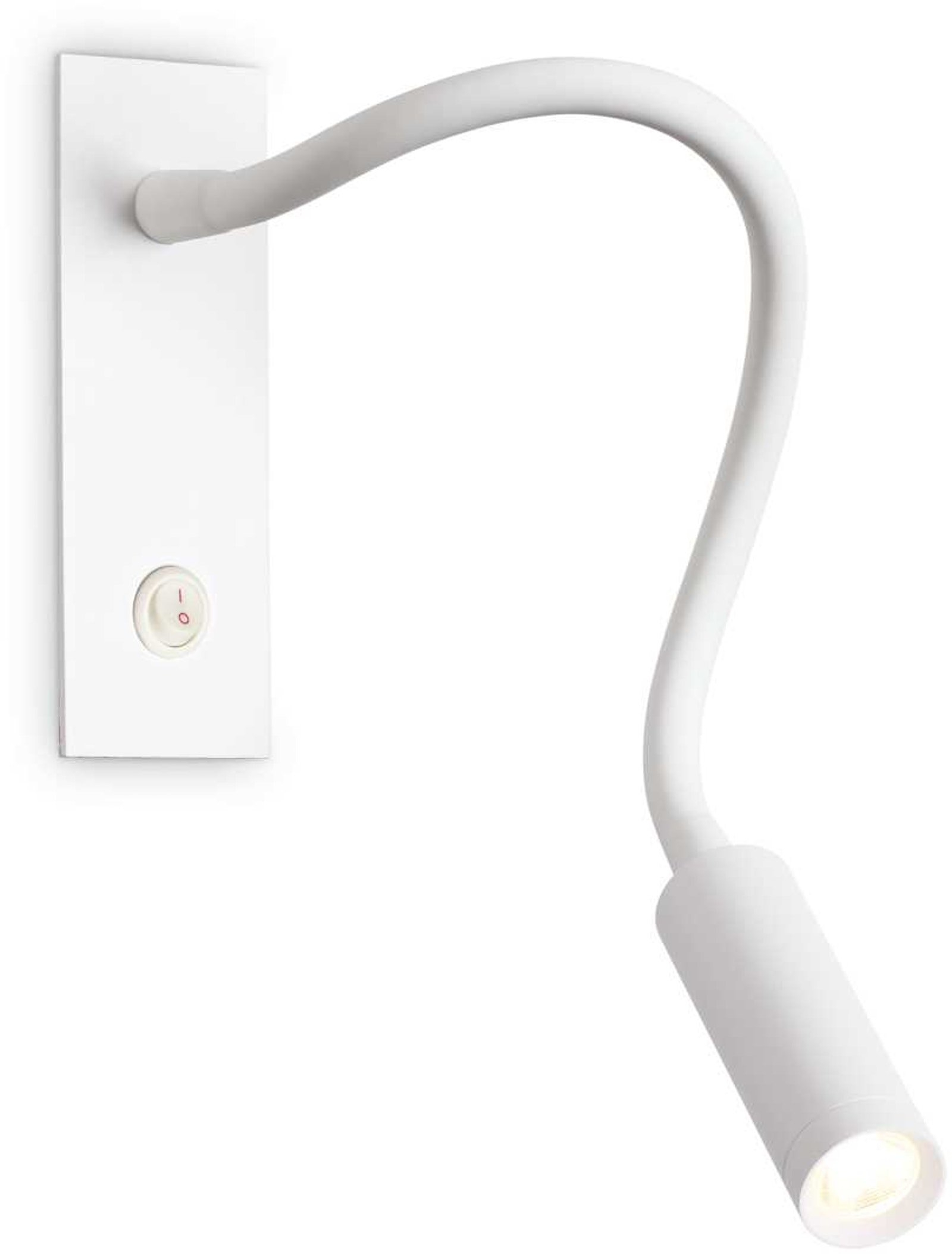 Væglampe Læselampe Ideal Lux Io H12xb26xl4 5cm Led 3w 3000k 300lm Hvid