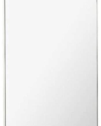Vægmonteret Roterende Fuldfigursspejl Kristina Dam Rotating Mirror Beige Stål 185x55 Cm Med Kroge