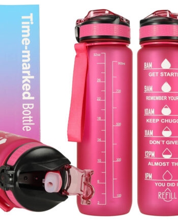 Vandflaske Bidon 1l Pink