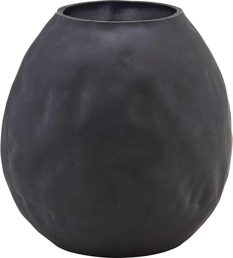 Vase House Doctor Groove Sort Glas ø7 H14 Cm
