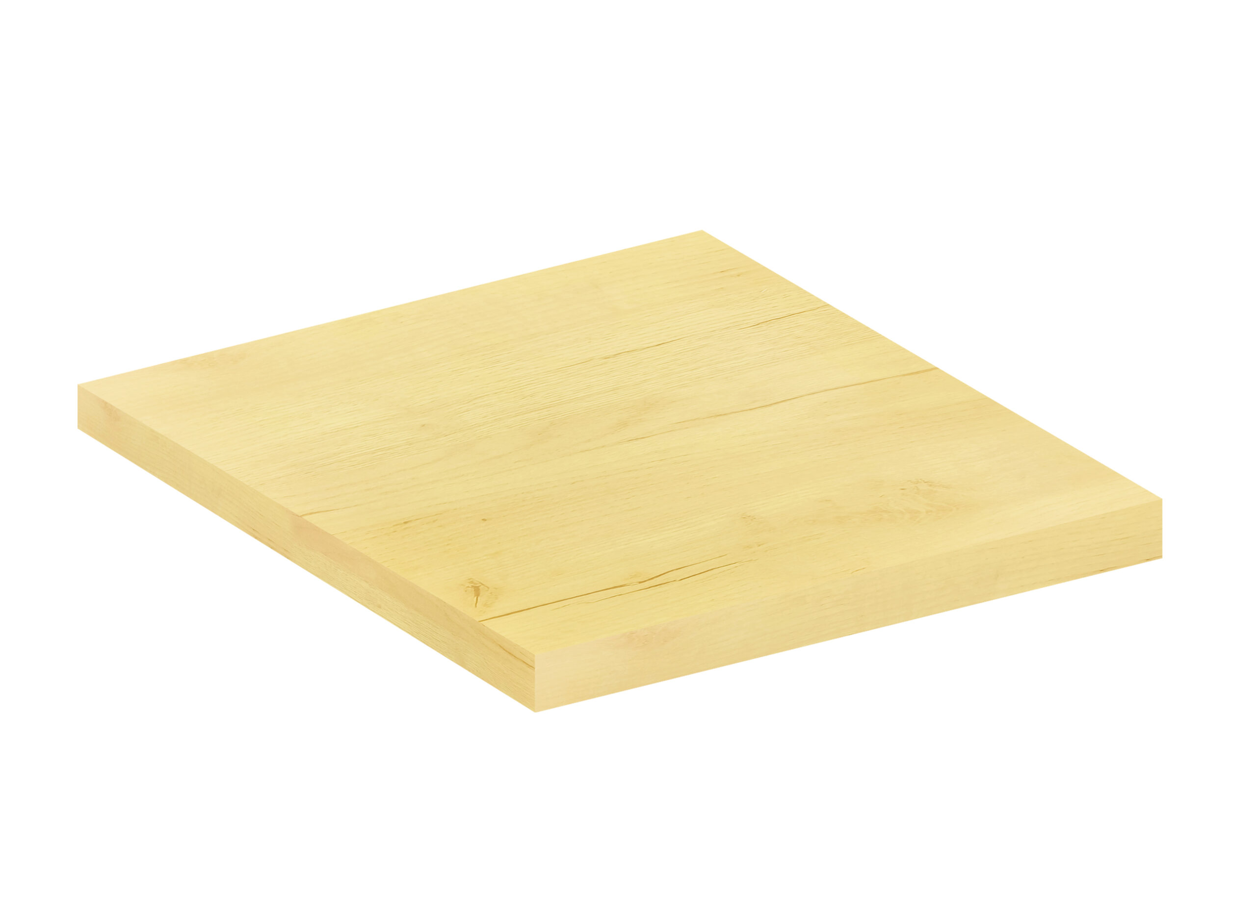 Vcm Nordic Fasola Køkkenbordplade Kvadratisk Natur Træ 60x60