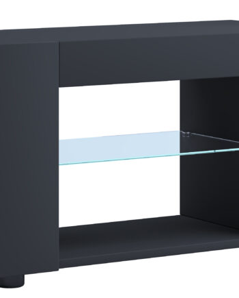Vcm Nordic Plexalo   Tv-bord       Glashylde Sort Træ  70x30