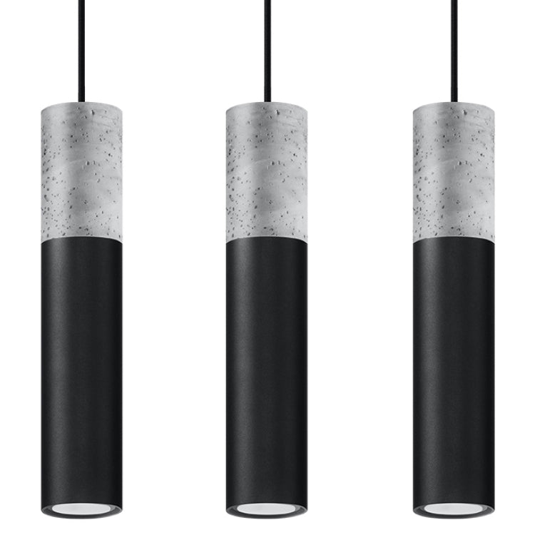 Vedhæng Lampe Borgio 3l Sort