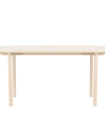 Venture Design Andy Spisebord  Oval Hvidvasket Mdf Og Stål  90x180