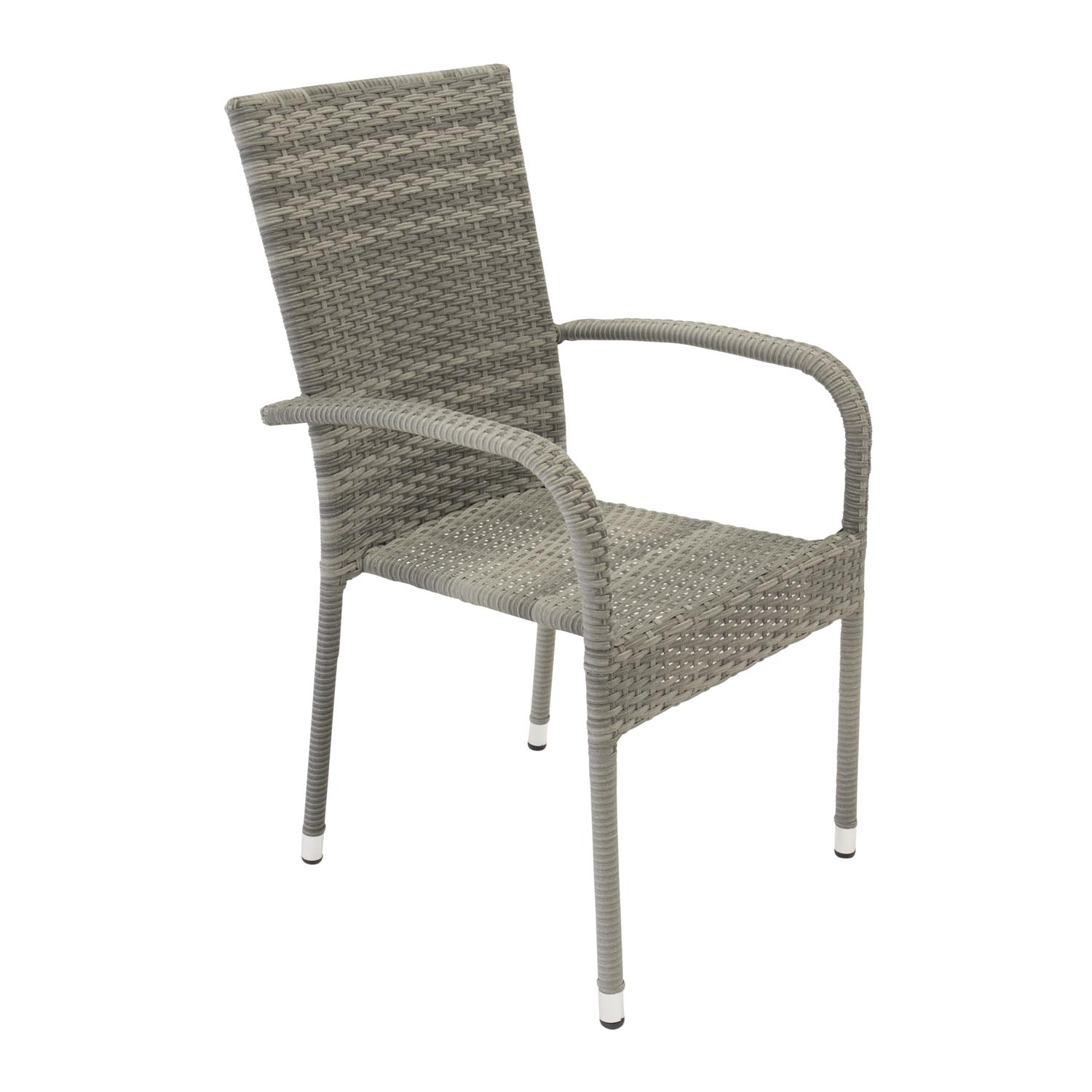 Venture Design Anna Havestol Armlæn Grå Rattan Og Stål