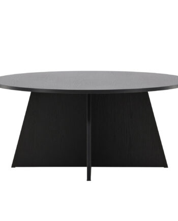 Venture Design Bootcut Sofabord  Rund Sort Mdf  ø10