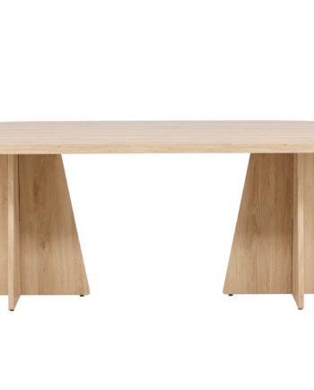 Venture Design Bootcut Spisebord  Rektangulær Hvidvasket 3d-papir Mdf  115x230