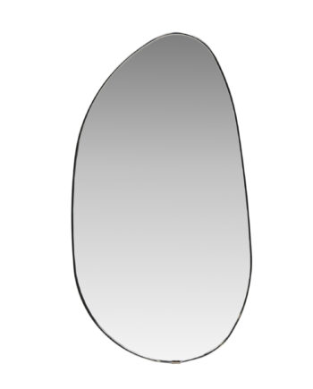 Venture Design Borgholm Vægspejl  Organisk Spejlglas Og Sølv Aluminium  55x30