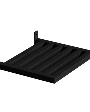 Venture Design Caen Væghængt Sidebord  Rektangulær Sort Jern  35x40