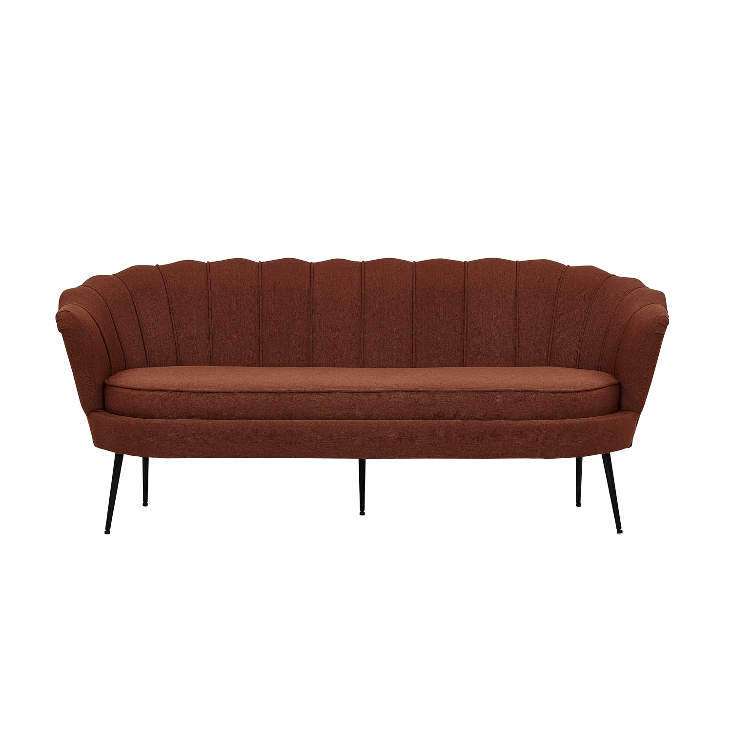 Venture Design Calais   Personers Sofa Rust Polyester Og Sort Metal