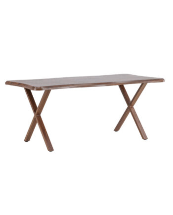 Venture Design Fiona Spisebord  Organisk Mdf Med Valnød 3d-papir  180x90x75