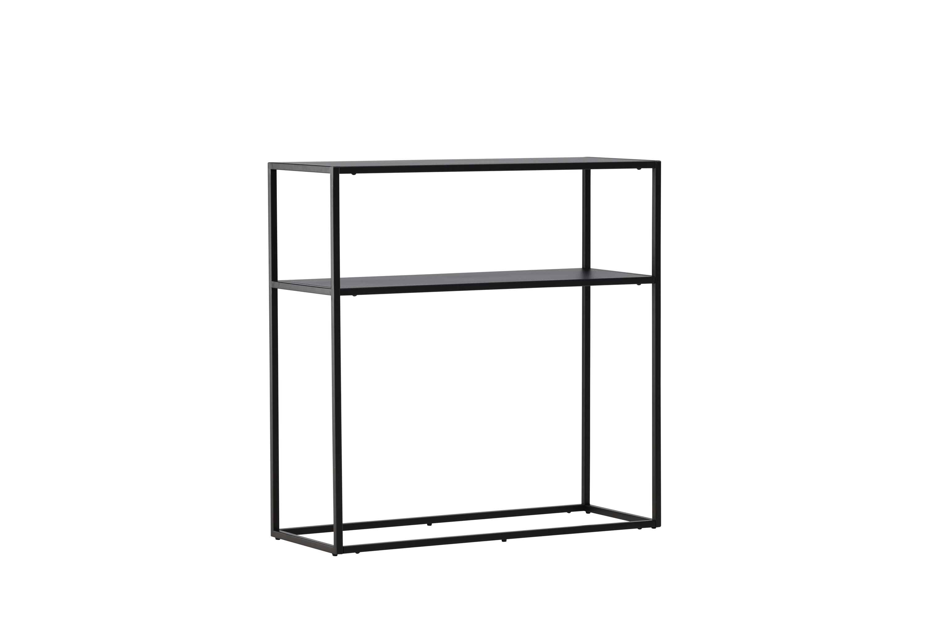 Venture Design Georgetown Sidebord       Hylde Sort Stål  80x40