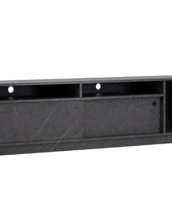 Venture Design Girona Tv-bænk       Skydelåger Sort Melamin  180x40