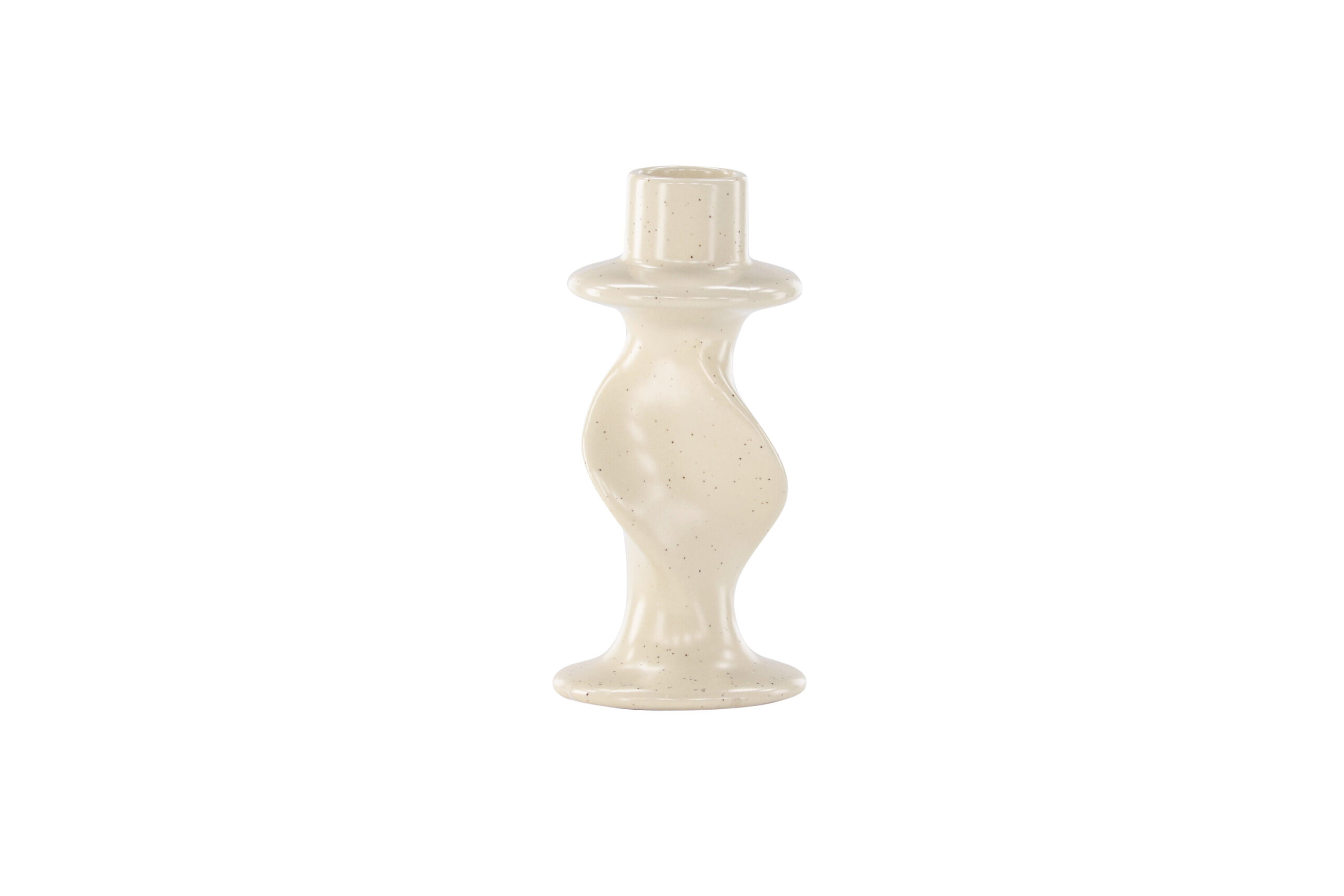 Venture Design Glory Lysestage Beige Prikker Stentøj D6xh12