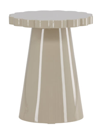 Venture Design Krull Sidebord  Organisk Beige Mdf  ø45x55