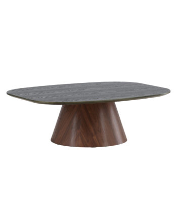 Venture Design Lanzo Sofabord  Rektangulær Mdf Med Grøn Og Mocca 3d-papir  120x92 5x39