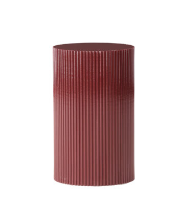 Venture Design Lenox Sidebord  Rund Bordeaux Mdf  ø30