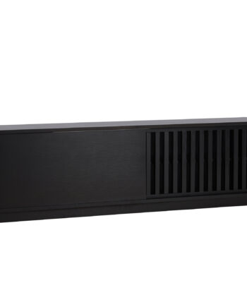 Venture Design Lugo Tv-bænk       Skydelåger Og Hylde Sort Melamin  180x40